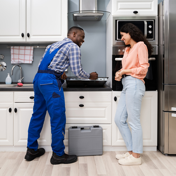 what kind of warranty do you offer on your cooktop repair services in Moody